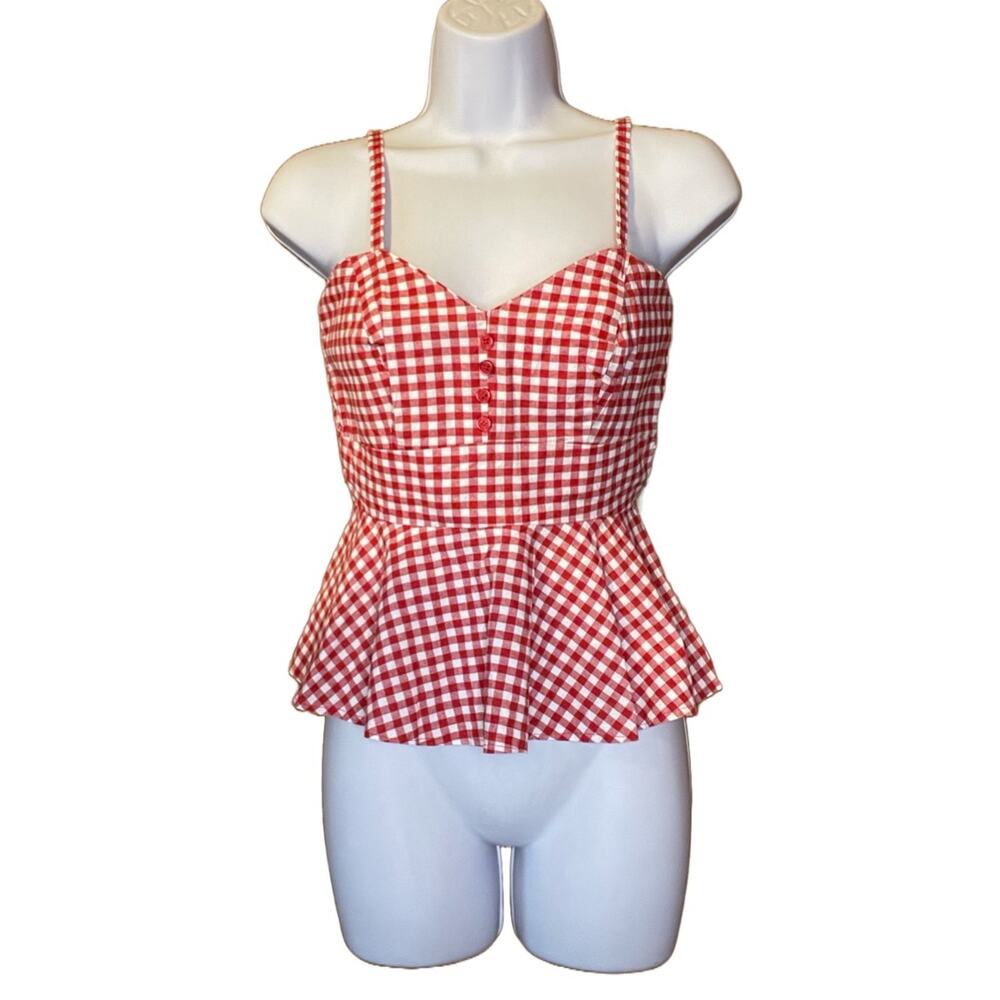 Handmade Peplum Babydoll Style Top Cottage Core Fit and Flare Sexy Shirt